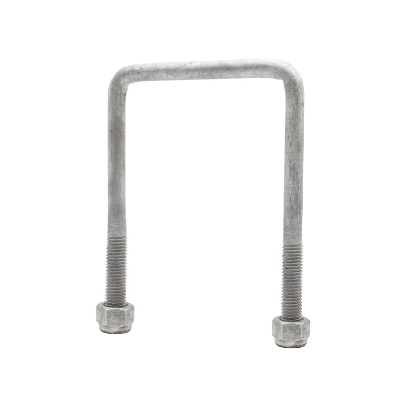 U-Bolts with Nyloc Nut 1/2″ Galvanised