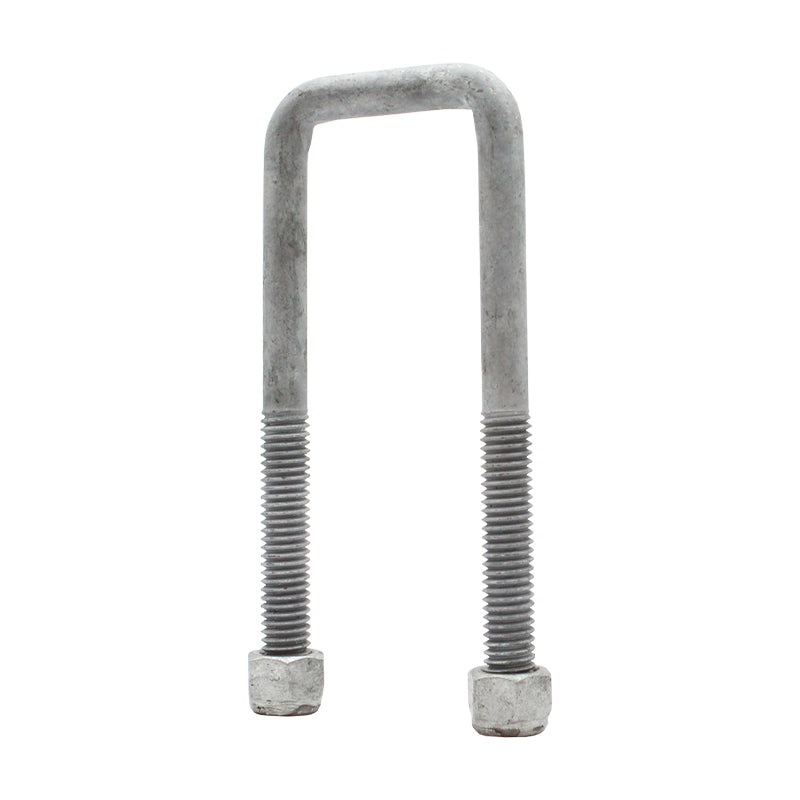 U-Bolts with Nyloc Nut 1/2″ Galvanised