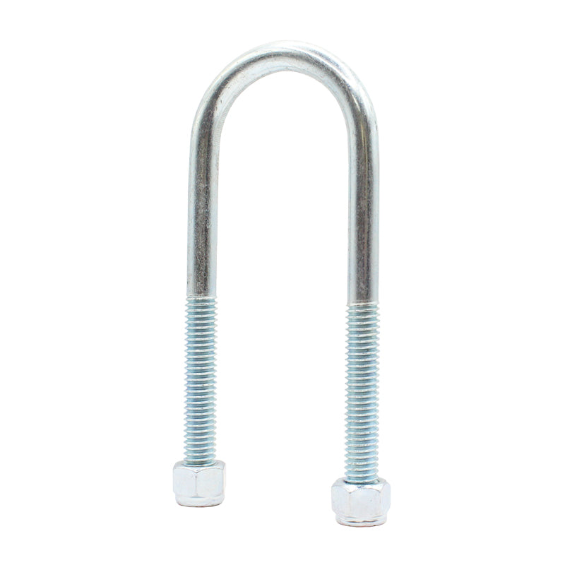 U-Bolts with Nyloc Nut 1/2″ Zinc