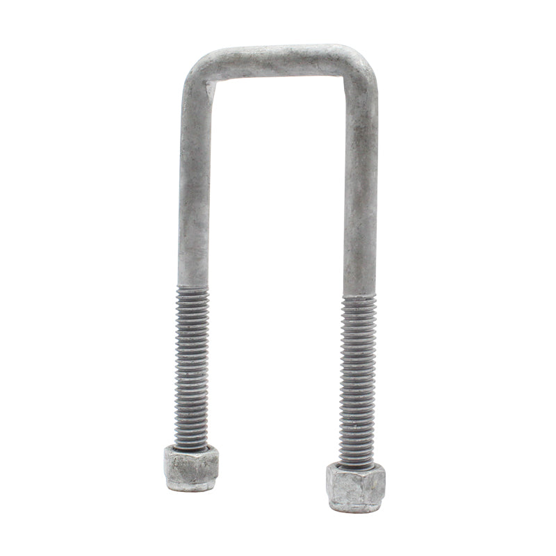U-Bolts with Nyloc Nut 1/2″ Galvanised