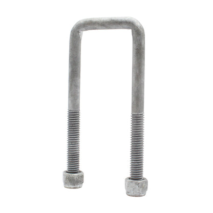 U-Bolts with Nyloc Nut 1/2″ Galvanised