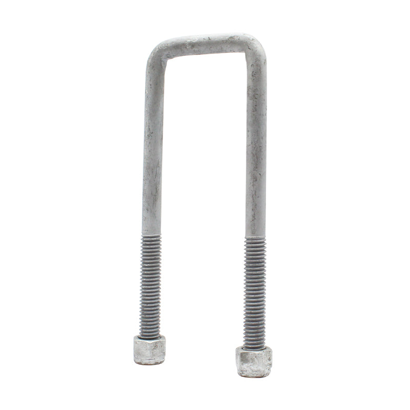U-Bolts with Nyloc Nut 1/2″ Galvanised