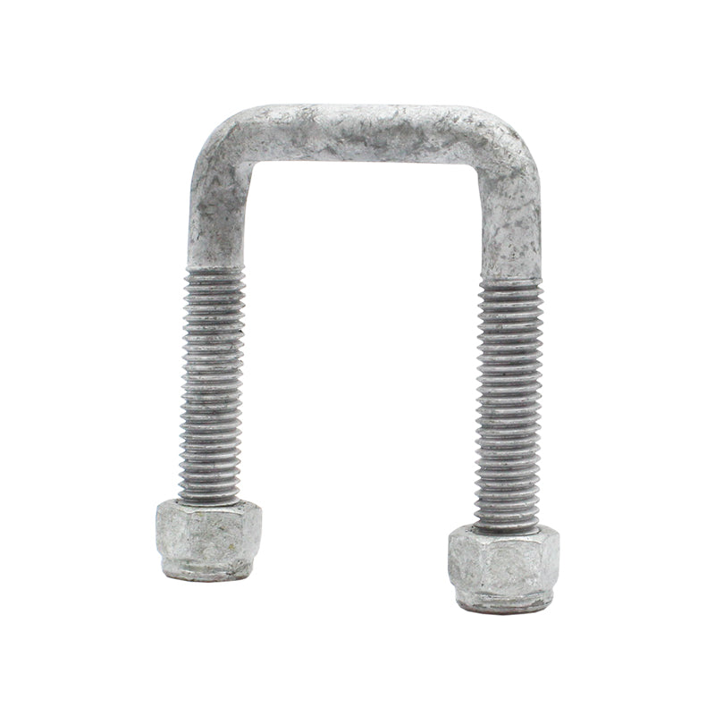 U-Bolts with Nyloc Nut 1/2″ Galvanised