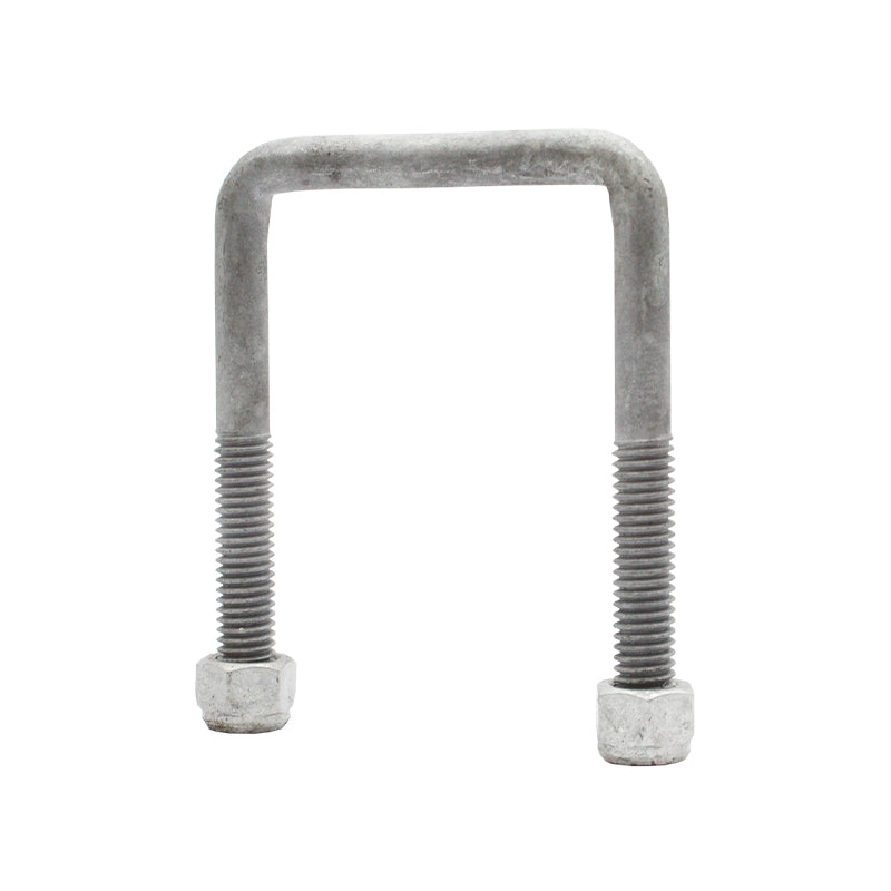 U-Bolts with Nyloc Nut 1/2″ Galvanised